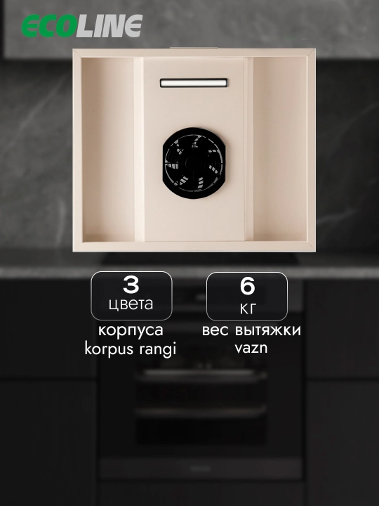 Osma oshxona dudboroni Ecoline Flora 60 sm