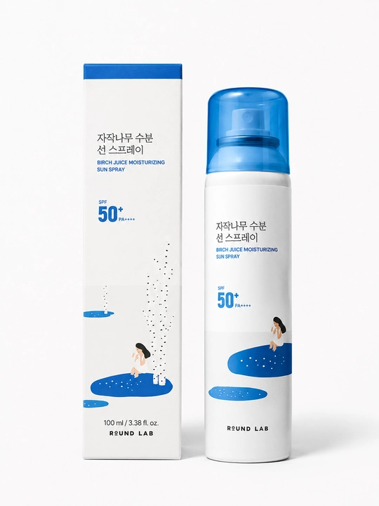 Round Lab SPF namlantiruvchi spreyi SPF, Birch Juice Sun Spray SPF50+