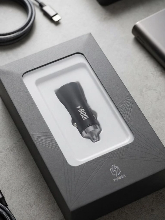 Двухпортовое автомобильное зарядное устройство USB - 