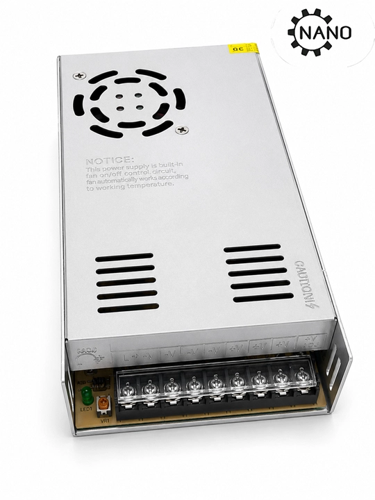 Блок питания 24V 20A в металлическом корпусе (Power Supply) - 