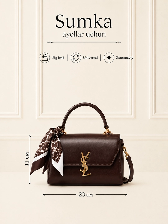 Ayollar uchun eko charm, yelka sumkasi
