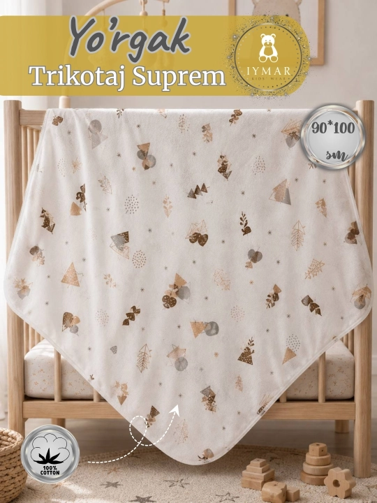 Пеленки для новорожденных детей, 100% хлопок, 100 x 90 см