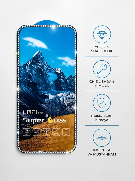 Защитное стекло 9H, стекло для телефона, LMF EDS, Super Glass, защита экрана