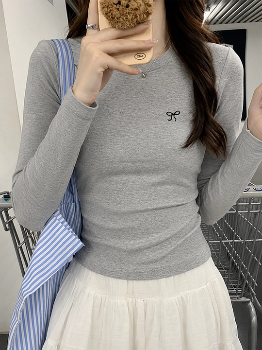 Лонгслив скимс облегающий с длинным рукавом