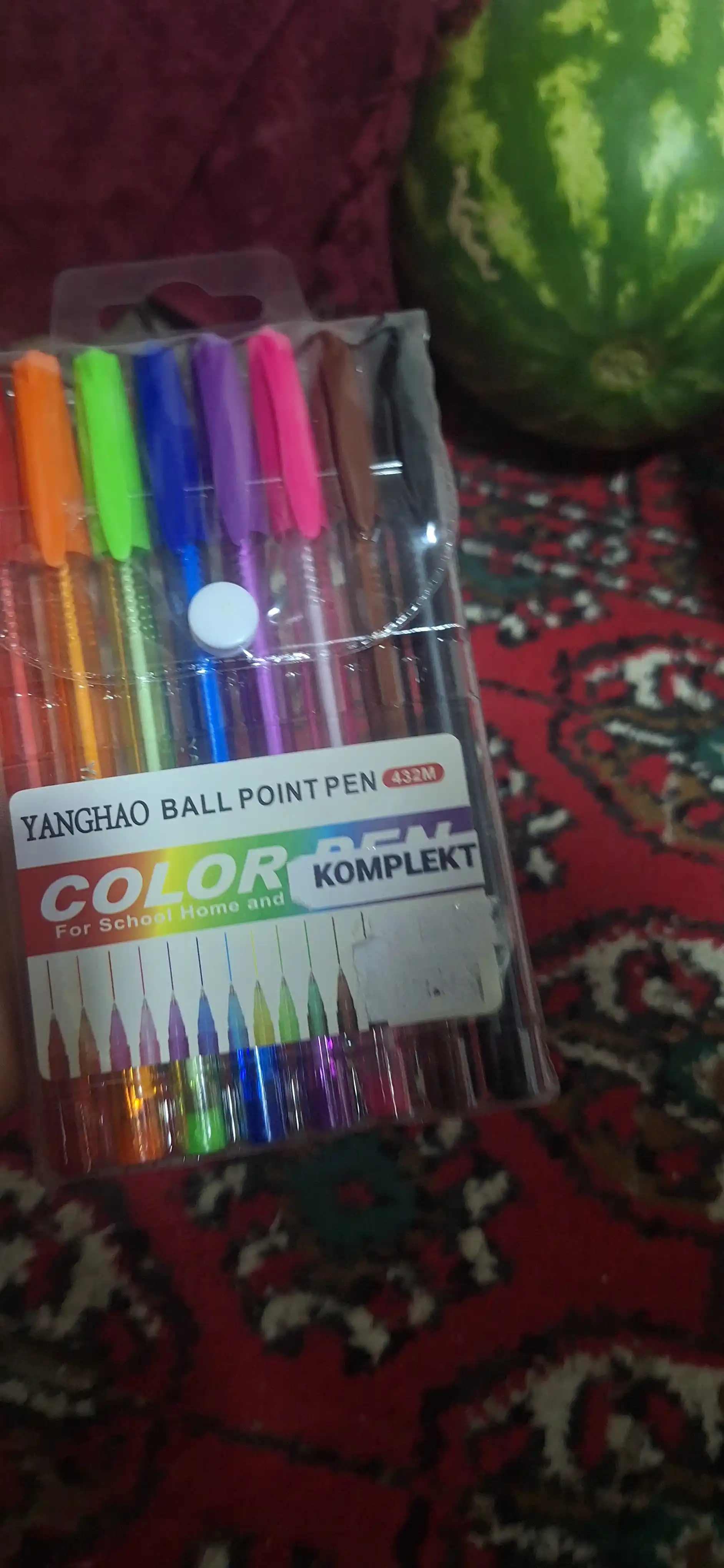 Rangli ruchkalar to‘plami