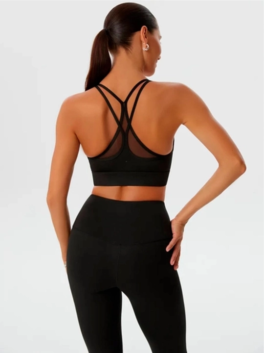Topik, sport top, fitnes uchun chashkali sport topi, yoga, sport kiyimlari ayollar uchun
