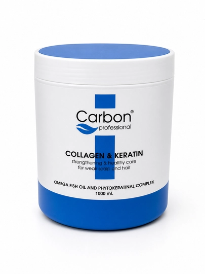 Balzamlar, Collagen soch niqobi, o‘simlik ekstraktlari, quruq sochlar uchun, 1500-1000  ml - 