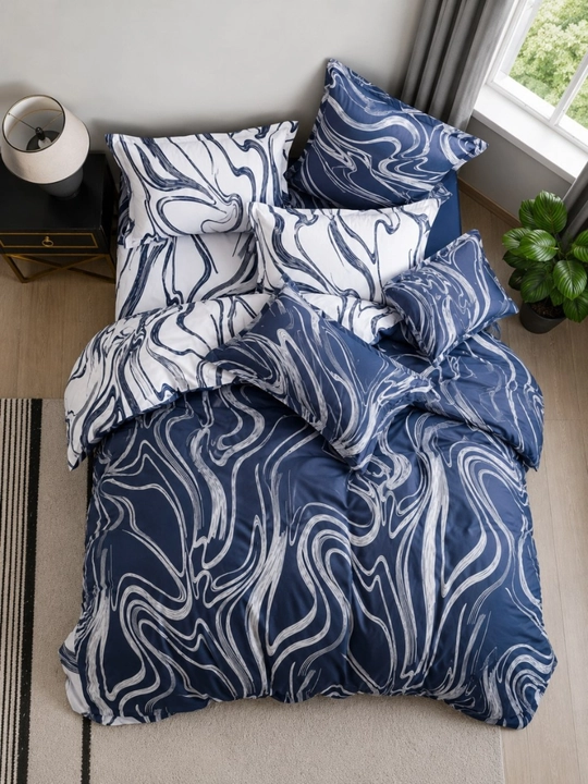 Ikki kishilik super satin choyshablar to‘plami 100% paxta, 220x200, yumshoq