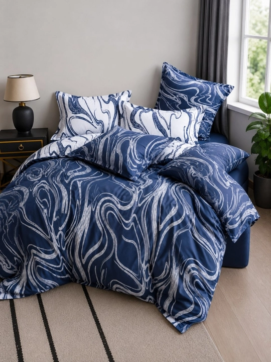 Ikki kishilik super satin choyshablar to‘plami 100% paxta, 220x200, yumshoq