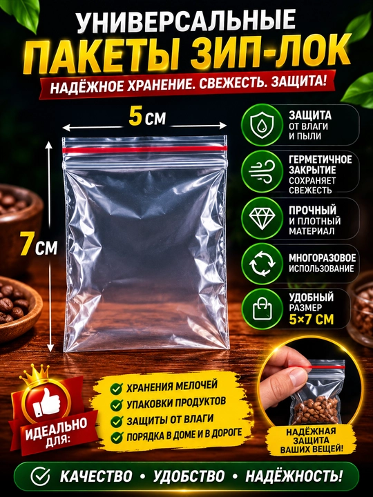 Zip paket 100 dona