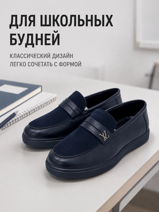 Школьные лоферы для детей и подростков, классические туфли, размеры 29–40
