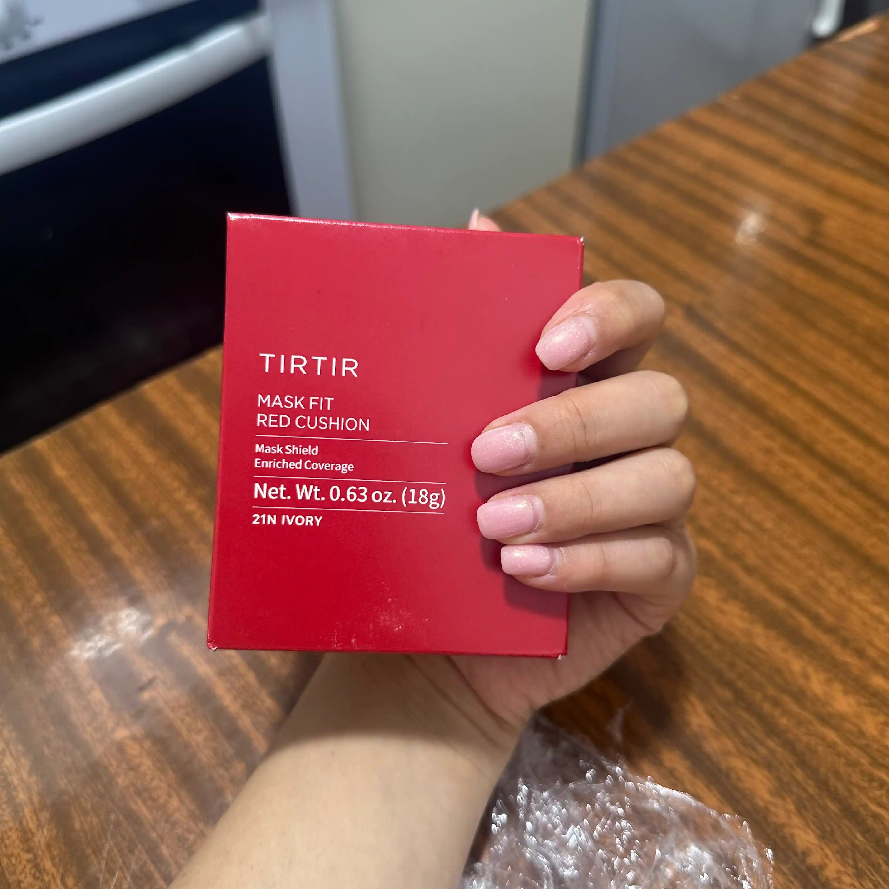 TIRTIR Mask Fit Red Cushion — тональный кушон с высоким покрытием, 18 г