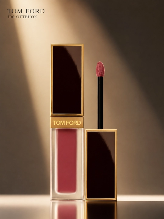 Лёгкая текстура и равномерное нанесение, помада Tom Ford №100