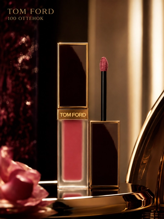 Лёгкая текстура и равномерное нанесение, помада Tom Ford №100 - 