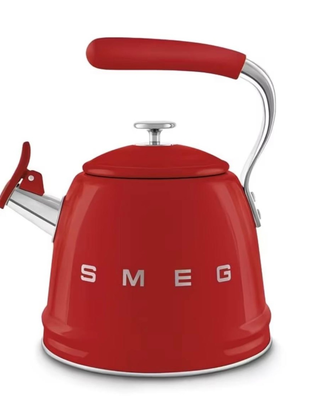Retro uslubdagi hushtakli choynak, 2,3 l, SMEG CKLW2001CR - 