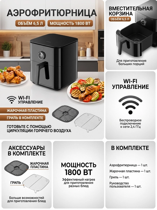 Xiaomi Air Fryer 6L. 6.5L. 6.5L Smart. 7L. 10L. 12L Smart