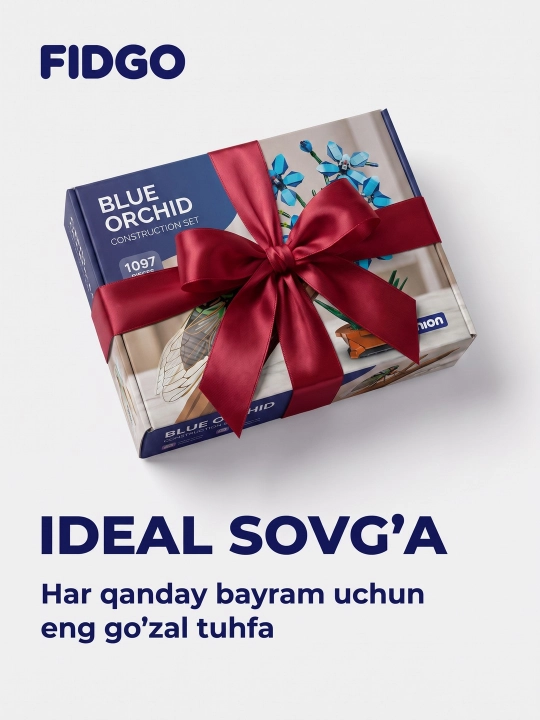 FIDGO «Gullar kolleksiyasi» konstruktori, yig‘ma gullar va guldastalar