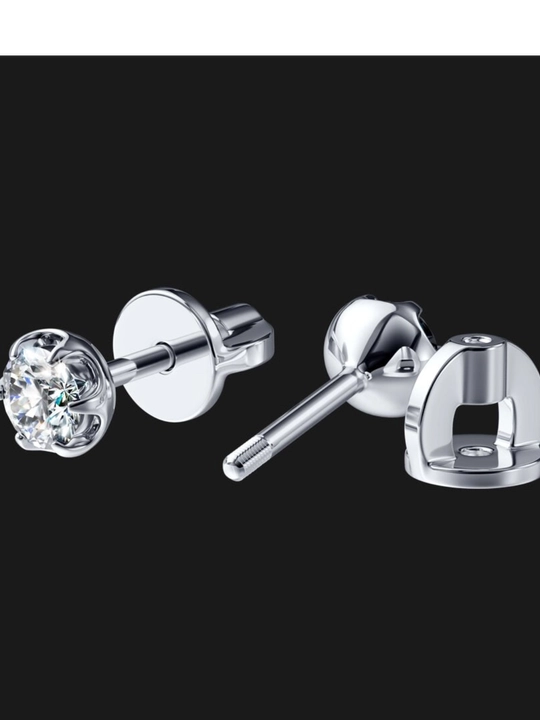 1021757-3-5  SOKOLOV LAB CREATED DIAMONDS 585 oq oltindan ayollar puset sirg'alari
