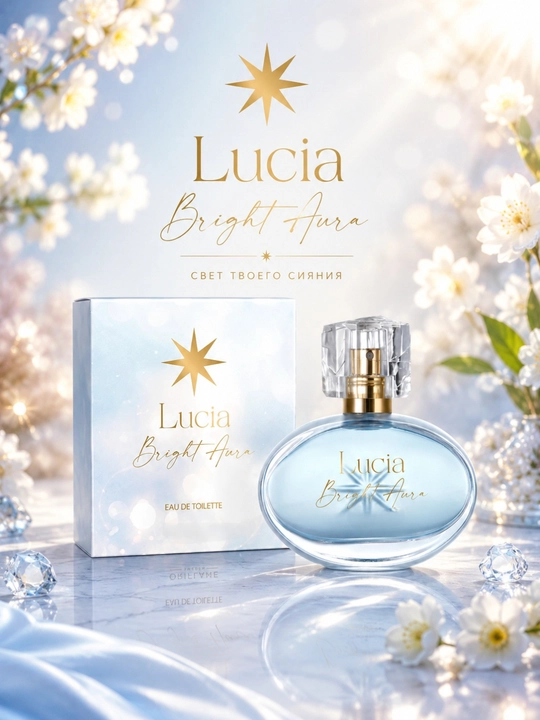 Туалетная вода для женщин Lucia Bright Aura,  50 мл - 