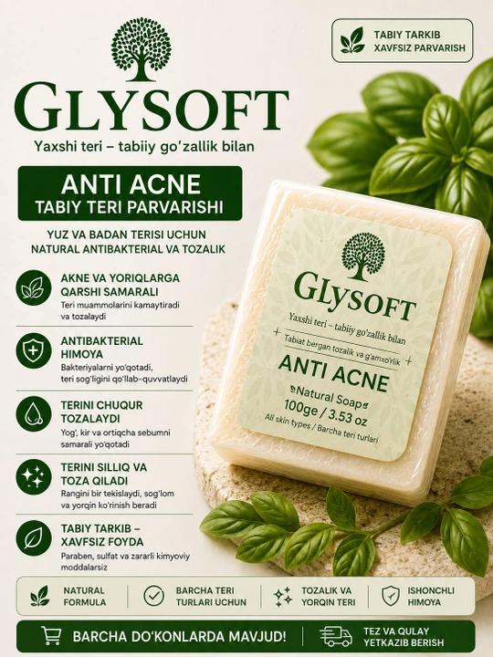 Yuz uchun ANTIACNE sovuni - 