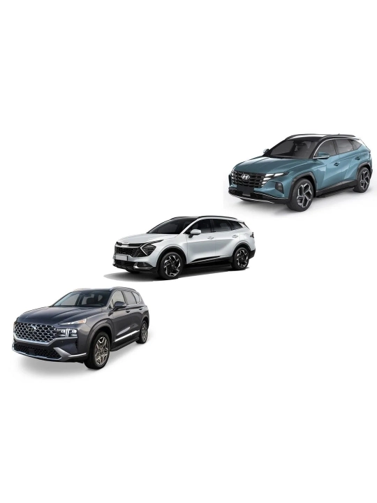 Пороги (порог площадка) на автомобиль для KIA Sorento Sportage Hyundai Santa Fe Tucson