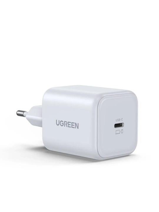 UGREEN Сетевое зарядное устройство 45Вт USB-C GaN Fast Charger White X524 (65053)