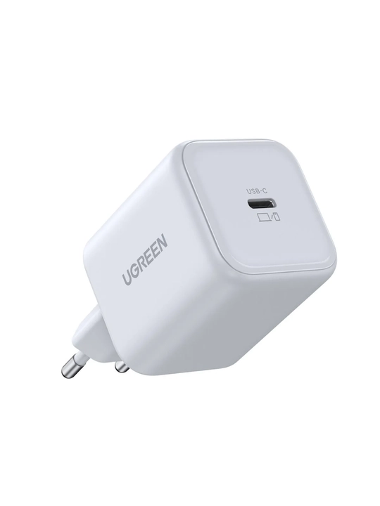 UGREEN Сетевое зарядное устройство 45Вт USB-C GaN Fast Charger White X524 (65053)
