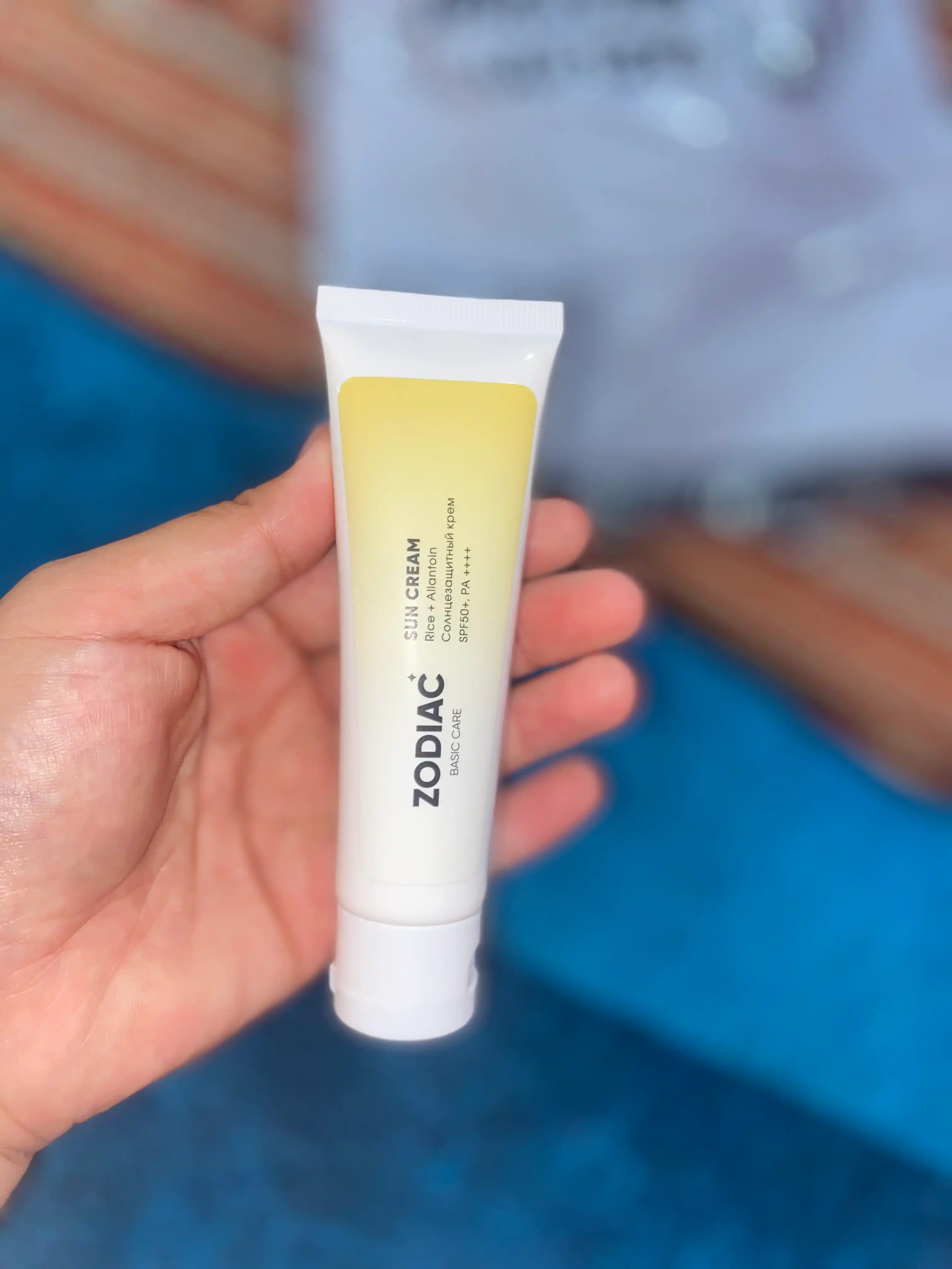 Солнцезащитный крем для лица и тела ZODIAC SPF 50+, пробиотики, ниацинамид, 50 мл