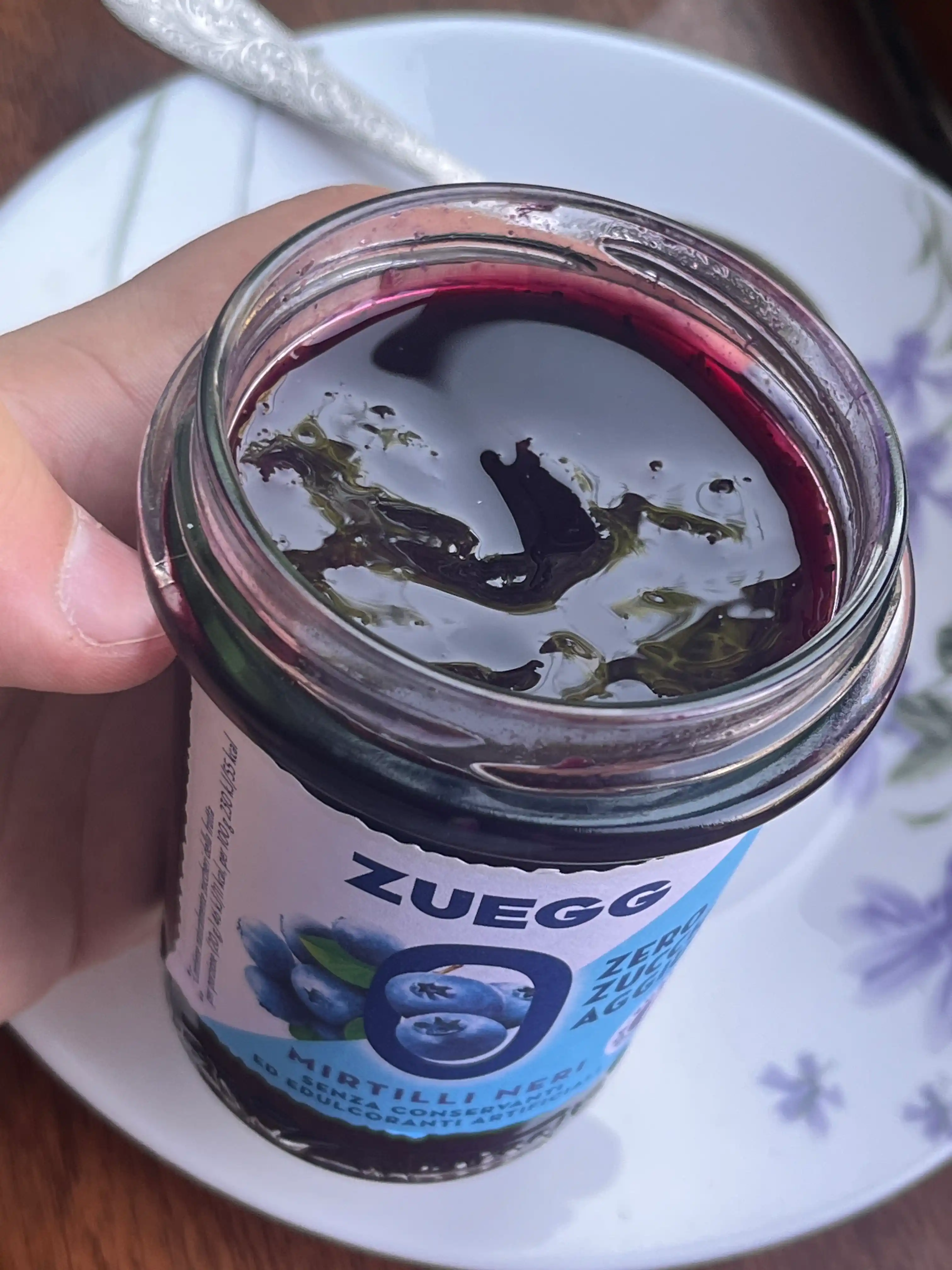 Конфитюр ZUEGG черника без сахара 220г