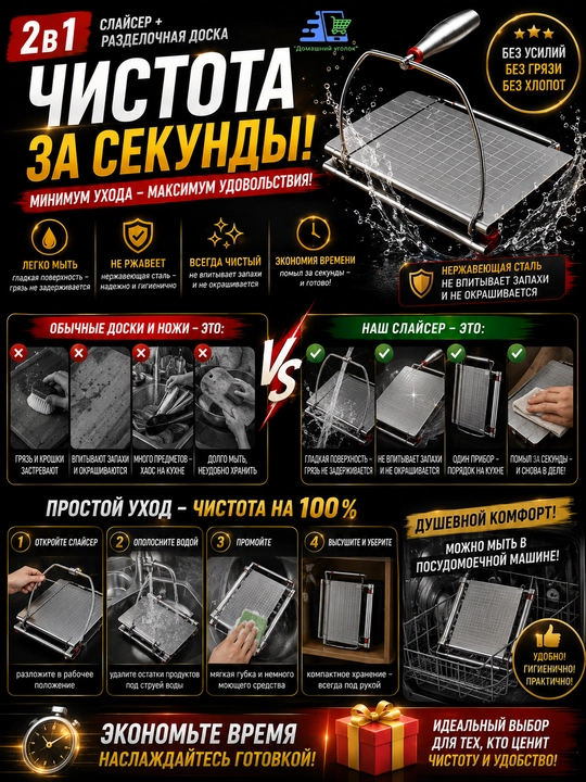 Слайсер для сыра с разделочной доской, струнный нож 2 в 1