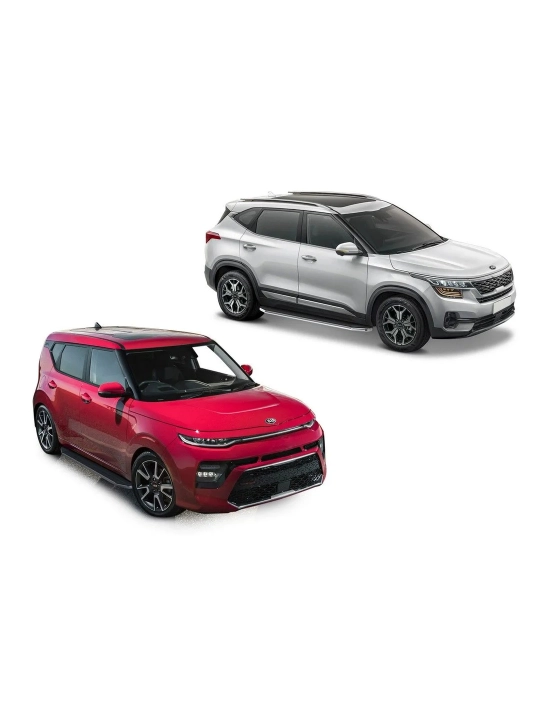 Пороги (порог площадка) на автомобиль для KIA Seltos Kia Soul
