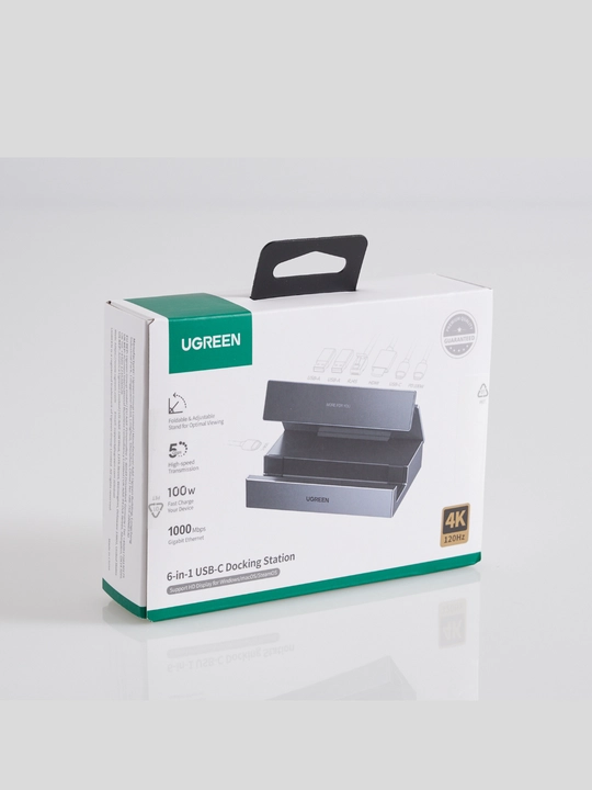 UGREEN Док станция 9в1 Хаб DP4K120Гц RJ45 CM800 55733