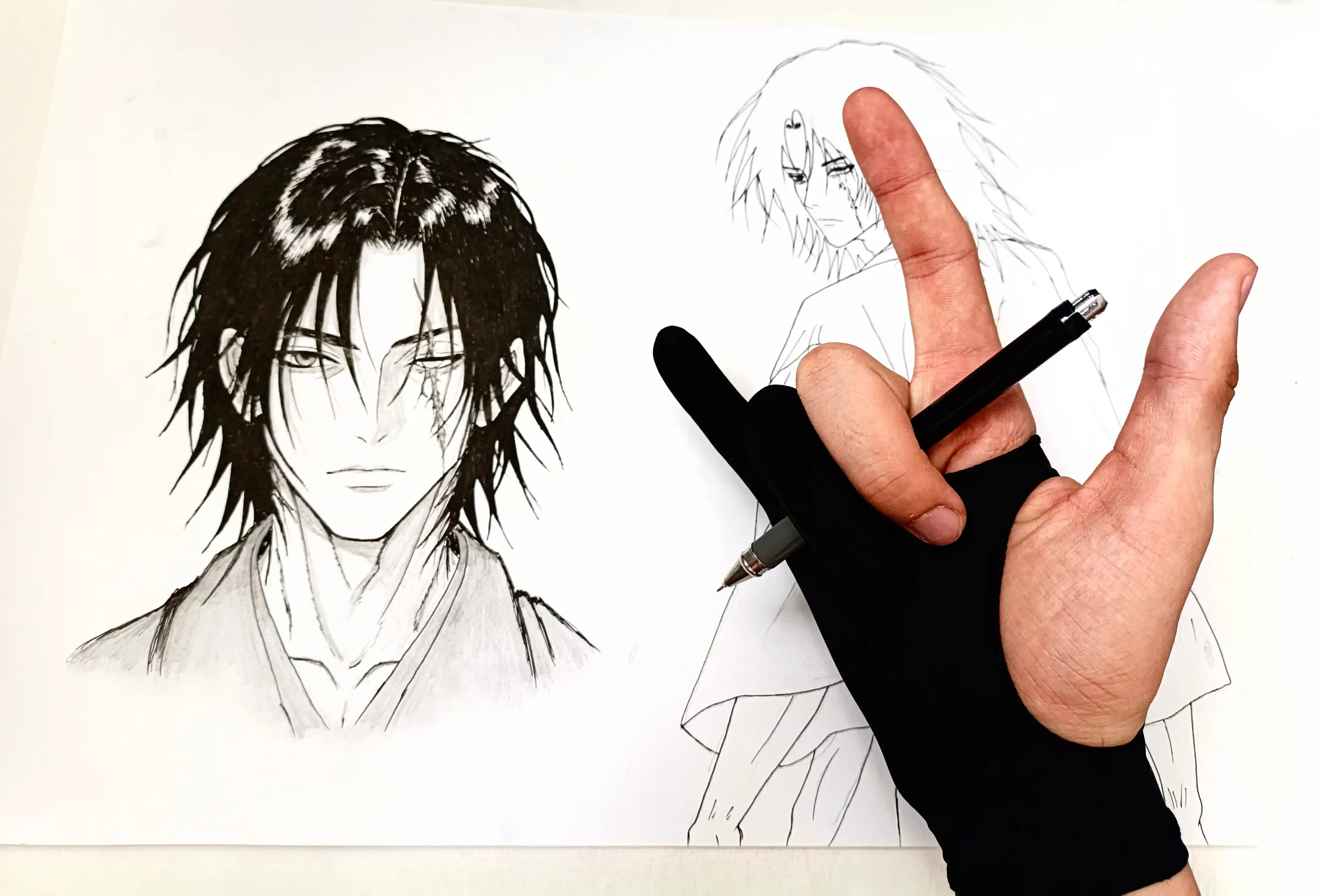 Rasm Chizish Uchun Antisensor Qo'lqop (Painting Gloves) Planshet va Qog'ozga, S O'lcham