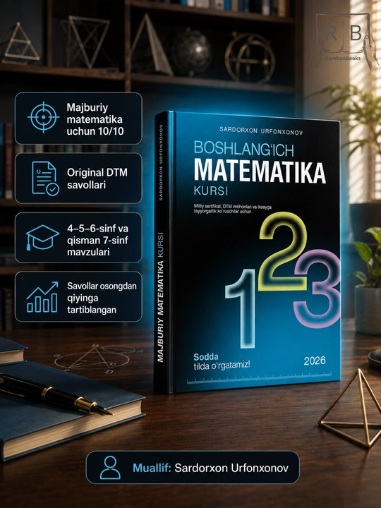 Boshlang‘ich matematika kursi — Sardorxon Urfonxonov - 