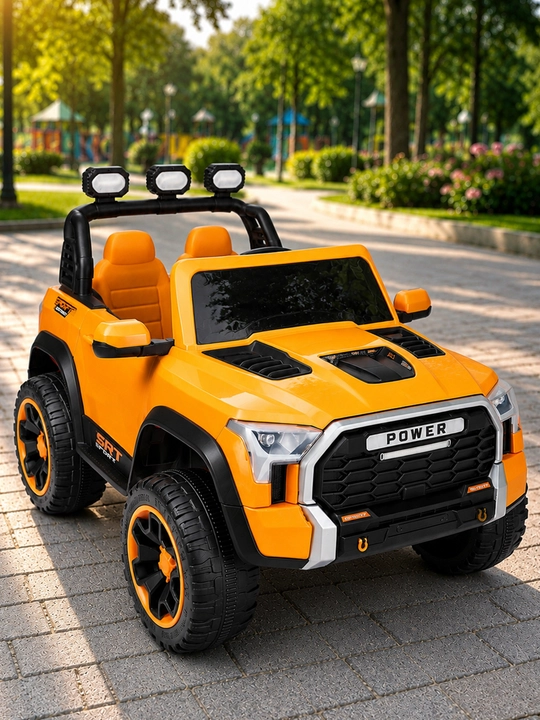 12V 4x390 kuchlanishli, to‘liq uzatmali, APP+pultli, EVA g‘ildirakli bolalar elektromobili