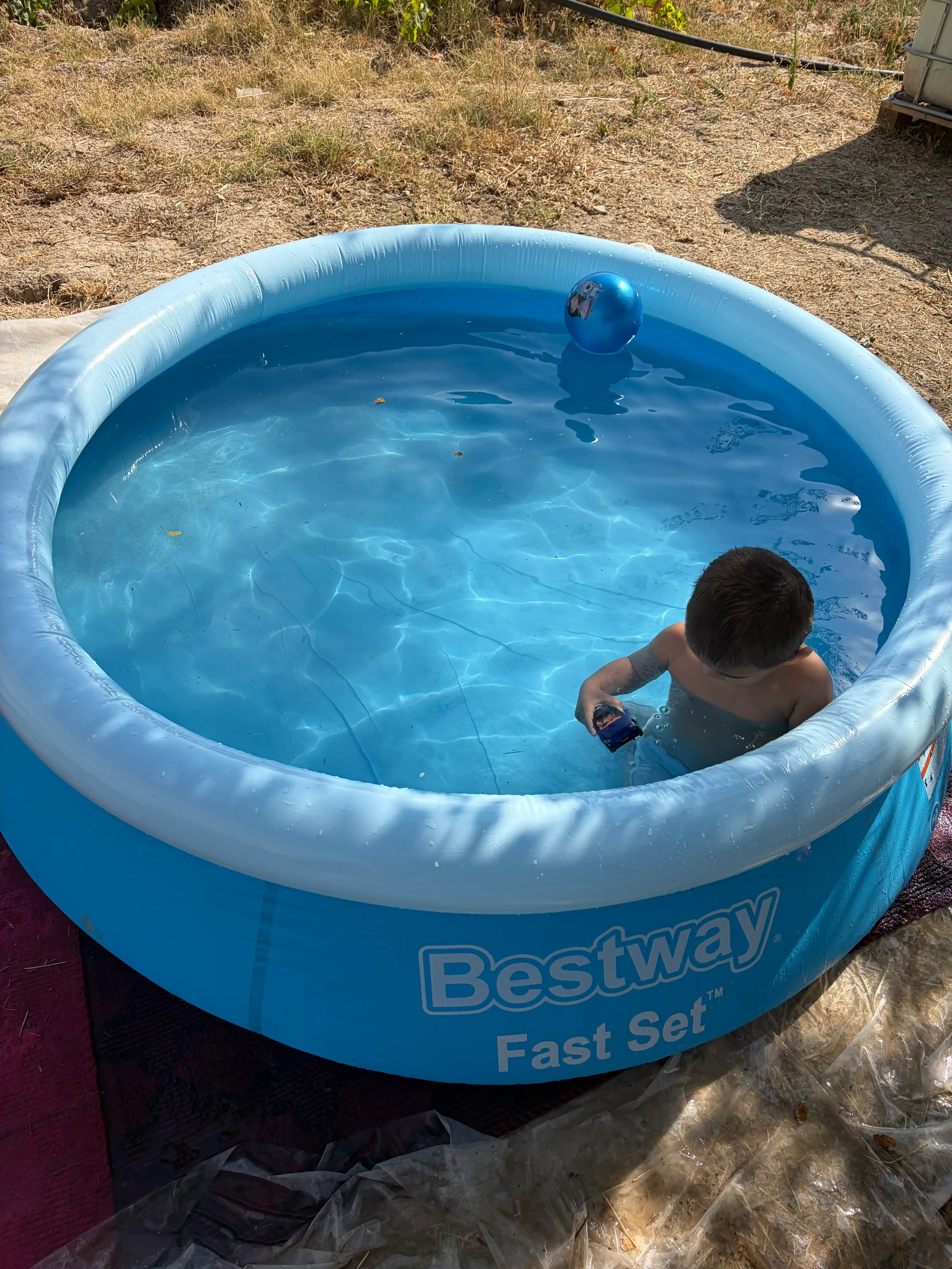 Надувной бассейн Bestway Fast Set, до 3800 литров, для детей и взрослых, прочный ПВХ