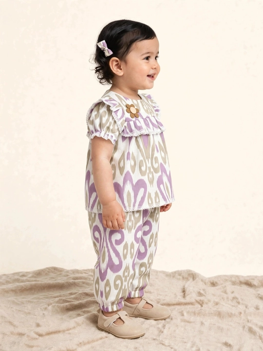 Детский костюм Адрас для девочки - Двойка блузка и штаны - Национальный костюм 1.5-2.5 года