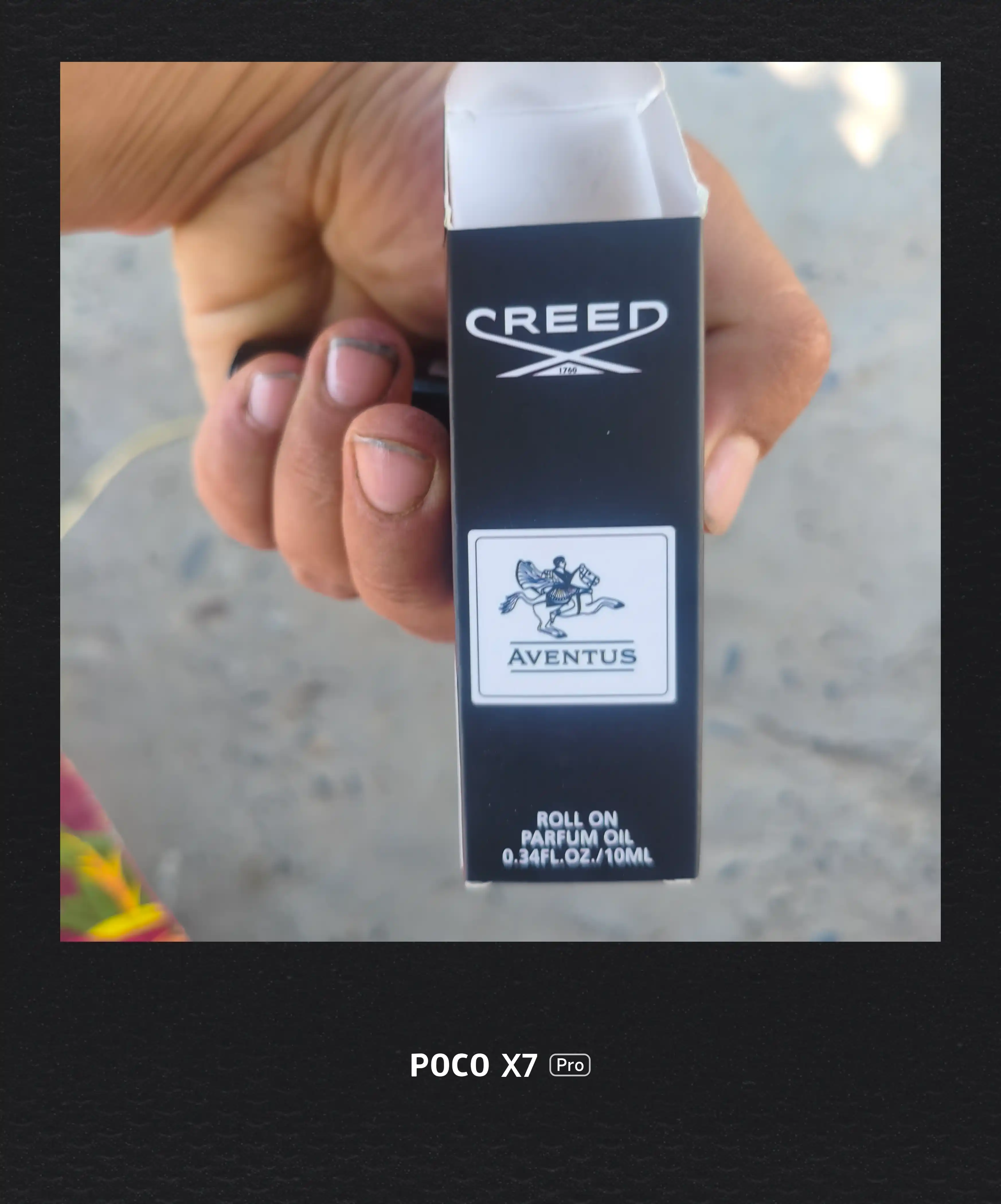 Moyli atir, erkaklar uchun, Creed Aventus, rolikli, barqaror atir, 10 ml