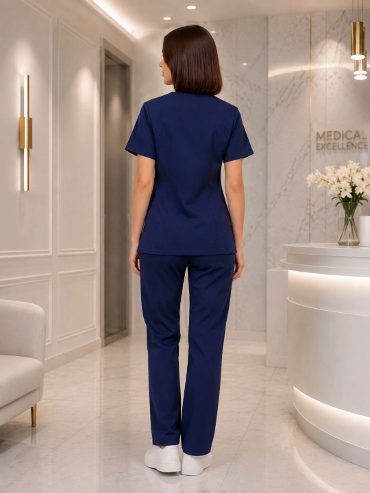 Медицинский костюм Scrub — дышащая ткань, удобная форма для врачей и медсестер