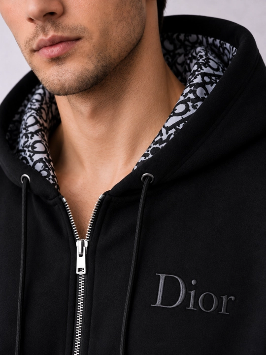 Erkaklar uchun Dior uslubidagi ikki qavatli tolstovka to‘plami