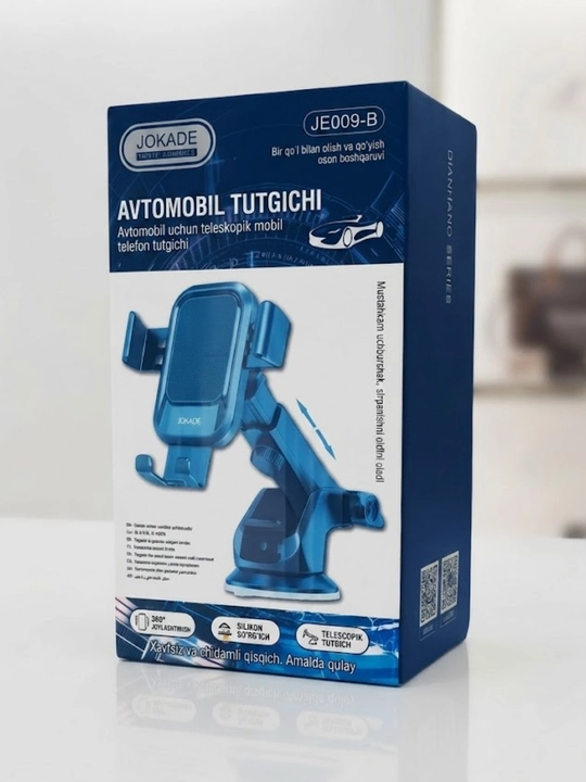 Avtomobilga o‘rnatiladigan telefon uchun universal magnit tutqich - 