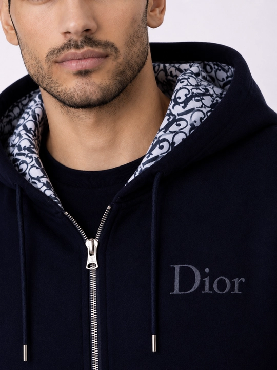 Erkaklar uchun Dior uslubidagi ikki qavatli tolstovka to‘plami