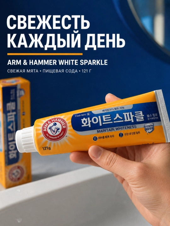 Koreya tish pastasi Arm & Hammer, 121 g