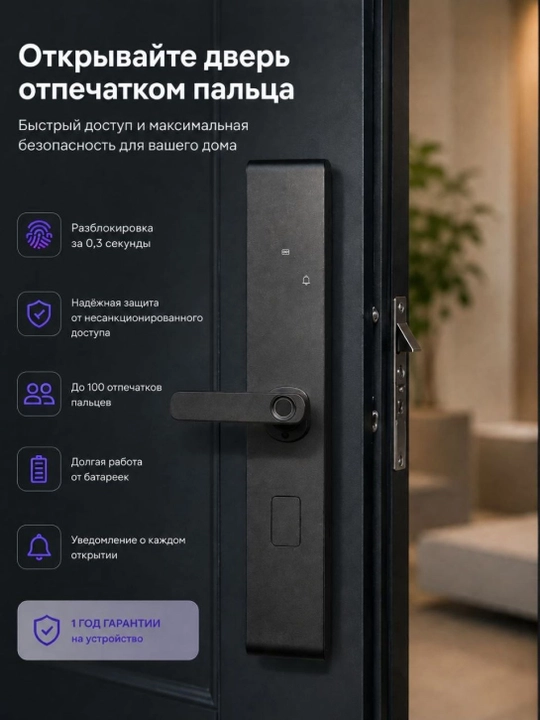 VIN-ZAMOK SMART LOCK ,электронная дверная ручка 0022