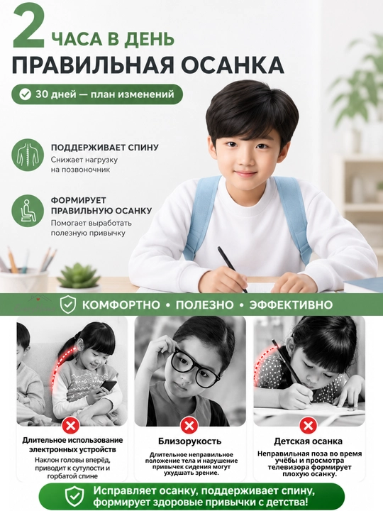 Ортопедический корсет для спины и позвоночника, корректор осанки для детей, и взрослых
