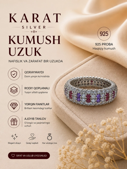 Серебряные кольца 925 пробы — стильные украшения из серебра - 