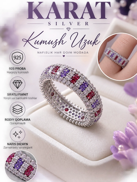 Серебряные кольца 925 пробы — стильные украшения из серебра