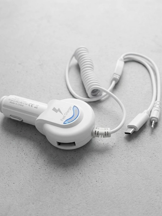 Двухпортовое автомобильное зарядное устройство USB