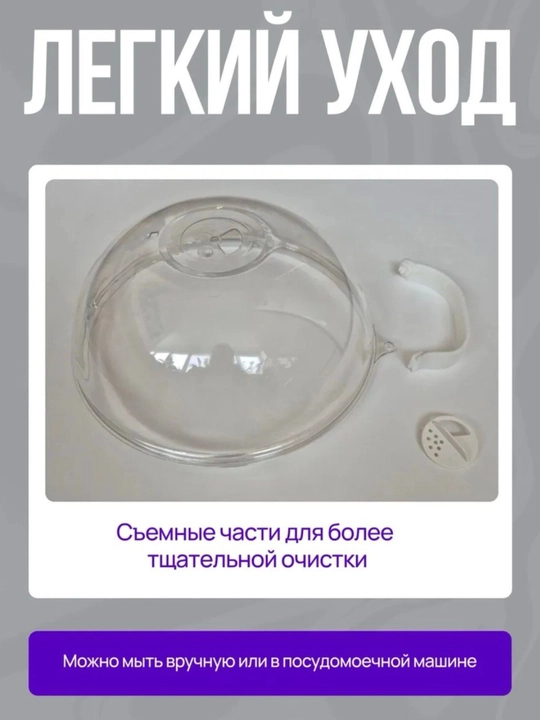 Крышка для микроволновой печи 26 см, крышка для СВЧ