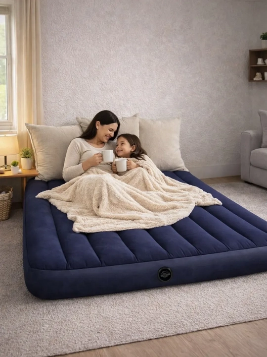 Puflama matras IntexCloud, uy, dam olish va camping uchun, bir kishilik, ikki kishilik
